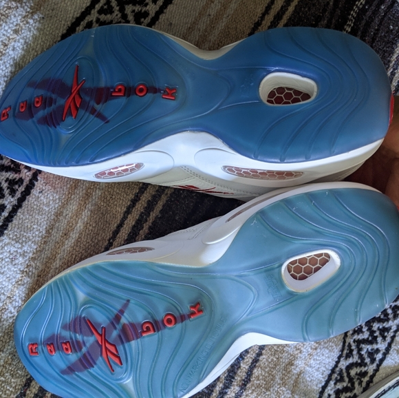 2012 Reebok Question Red Toe Iverson Size 13 DS xi - Picture 6 of 9